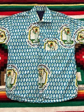 Vintage 90’s Jesus Colorful Button Down
